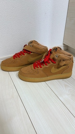 エアフォース1 Mid ウィート28cm　美品