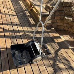 日本製 手動芝刈機 手押し芝刈機 20cm ジョイフルモアー の画像