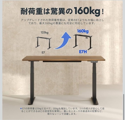 定価80,300円　FLEXISPOT 昇降デスク E7H