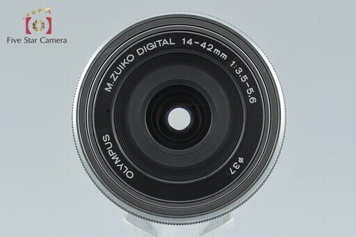 【中古】OLYMPUS オリンパス M.ZUIKO DIGITAL ED 14-42mm f/3.5-5.6 EZ シルバー