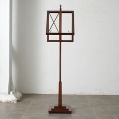 【発送の場合は即購入不可】 英国 アンティーク 譜面台 マホガニー 楽譜立て ミュージックスタンド 記帳台 ディスプレイ 教会 チャペル イギリス クラシック 83049の画像