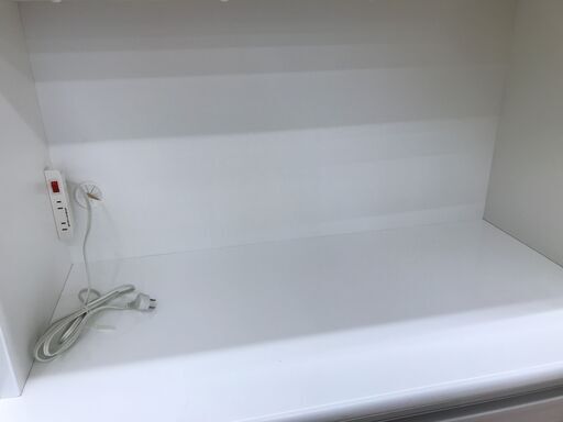 A-1211【リユースのサカイ野々市店】ジモティ来店特価‼ 食器棚 ２枚扉 ニトリ 白 ※クリーニング済み