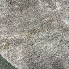 NITORI ニトリ 円形 ラグ カーペット シャギーMO SR004 グレー 丸型 直径130cmの画像