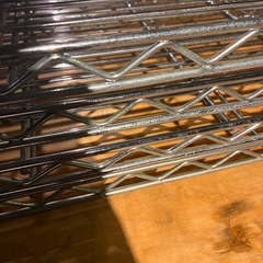 スチールラック メタルラック シルバーラックの画像