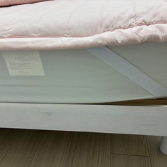 ベッド　マットレス　ベッドフレーム　セット　セミダブルの画像