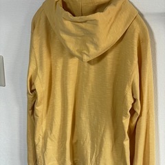 ユニクロ エアリズム パーカー M 淡めのイエローの画像
