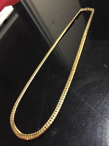 取引完了　18K6面ダブル喜平ネックレス