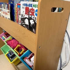 子供　ベビー　絵本ラックの画像