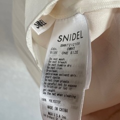 スナイデル トップス フリーサイズの画像