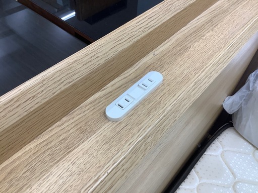 【トレファク　ラパーク岸和田店】シングルベッド　ニトリ　ナチュラル