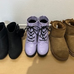 靴6足セット女の子20から21.5
の画像