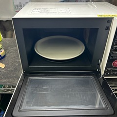 【ヤマゼン】【電子レンジ】★2014年製　クリーニング済み/6ヶ月保証付き【管理番号12401】横 の画像