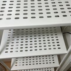 多目的ラック　白色の画像