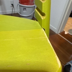 キッズ用 木製チェア（高さ調整可）使用感あり 500円の画像