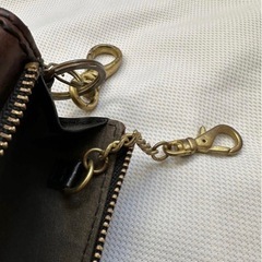 【NELD】小銭入れ付きキーケース 本革 レザー ナスカン付き 牛革 迷彩の画像