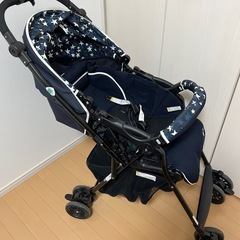 買い物かごが積める！ 西松屋 ショッピングデコット 4cas ベビーカーの画像