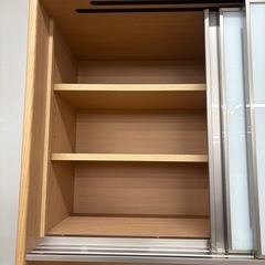 ジモティー特別価格🉐 N1282★レンジボード★カップボード★食器棚★上下分割可能★幅1005mmの画像