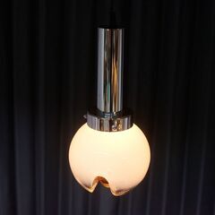 【発送の場合は即購入不可】 イタリア Mazzega ヴィンテージ ペンダントライト ムラノガラス ベネチアン ガラス 吊り照明 ガラスシェード 天井照明 モダン 80700の画像