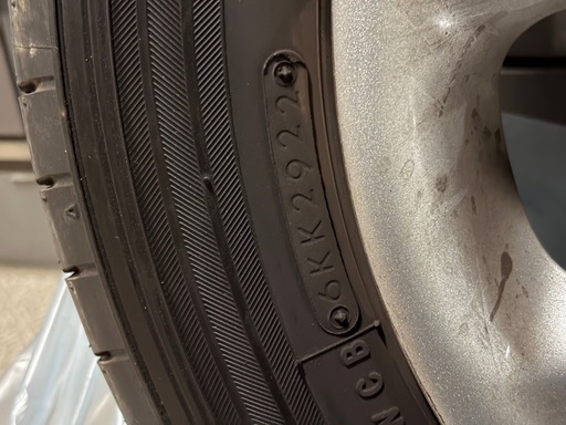 アルファロメオ 純正15インチ+使用1年未満タイヤ  4本セット195/60R15