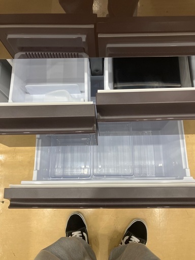 【一年間動作保証付き】SHARP　6ドア冷蔵庫　SJ-GK46K-T 2023年製　457L
