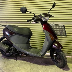 【New】実働 バリ溝 スズキ CA45A レッツ4　4スト原付 インジェクション スクーター サイドスタンド付きの画像