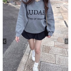 【新品・未使用】ニットトップスの画像