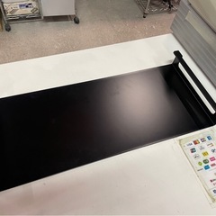 モニターラック　机上ラック　モニタースタンド　パソコン　PC　モニター台　スチール製　中古　③の画像