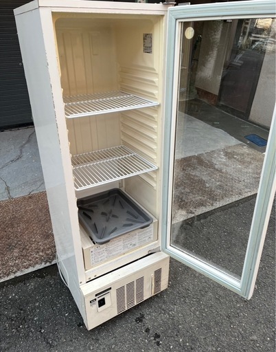 【動確済み】ホシザキ 業務用 冷蔵ショーケース USB-50BTL1 133L 500×515×1520(mm) 厨房機材 小型ショーケース 厨房機器 冷蔵庫 大阪