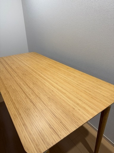 ダイニングテーブル IKEA  竹素材