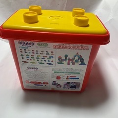 アンパンマン ブロックラボ はじめてのブロックバケツの画像