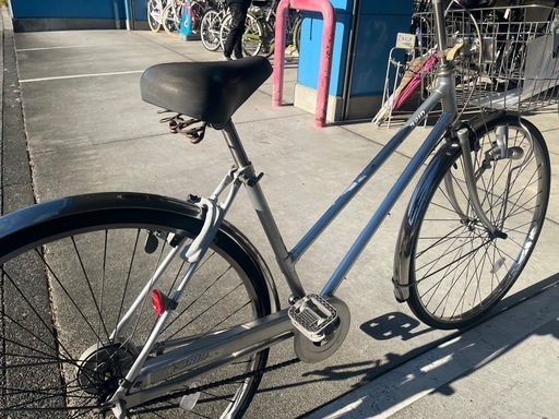 【大人用】整備済中古自転車 ブリヂストン27型ブリット シルバー色 <自転車のオオムラ 静岡店>