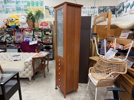 【愛品館 江戸川店】 BoConcept 一枚ガラス扉キャビネット（ボーコンセプト）