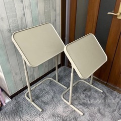 IKEA イケア ビョルコーセン デスク ベージュ　折りたたみ　2セットの画像