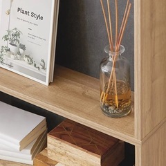 LOWYA 本棚　ブックシェルフ　薄型
の画像