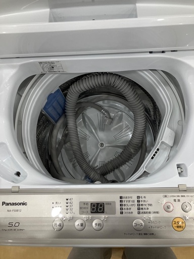 【半年間動作保証付き】Panasonic 全自動洗濯機　NA-F50B12 5.0kg   2019年製　