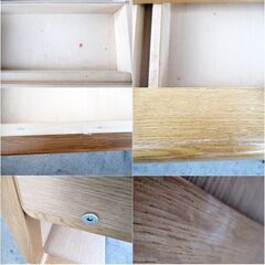 カリモク×ベネッセ　学びデスク　キャスター付き　整頓ワゴン　成長チェア　勉強机　学習机　サイドワゴン　デスクチェア　848ZSの画像