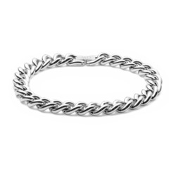 DANIEL WELLINGTON シルバーチェーンブレスレットの画像