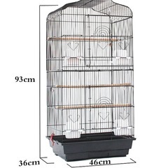 鳥かご　バードゲージ　白　大型の画像