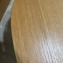 ローテーブル 折りたたみ ちゃぶ台 ミニ テーブル たまご型 楕円 折りたたみテーブル おしゃれ 小さめ 丸 リビングテーブル 北欧 幅75cm 木製の画像