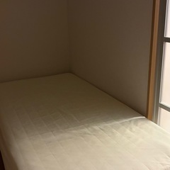 無印脚付マットレスベッド　取りに来れる方限定！の画像