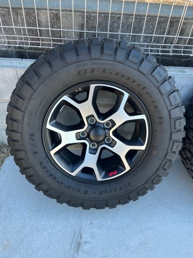 jeepJLラングラールビコン純正ホイールタイヤ5本セット