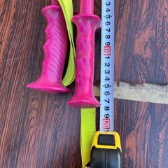 子供用スキーポール 約120cm FORCE LINE ジュニア ピンクの画像