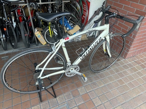 SPECIALIZED　軽量アルミフレーム　カーボンフォーク　2×9speed　SORA　ホワイト