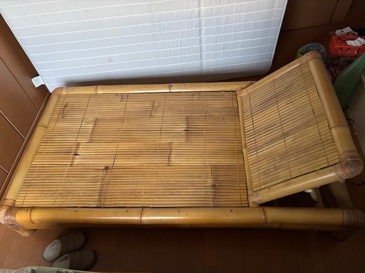 竹製シングルベッド