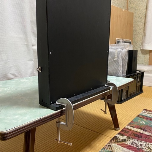◆値下げ　ディスプレイ什器　風に強い　黒　行商くん1号2号3号