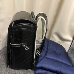 ランドセル 防災頭巾 セット 黒 ブラックの画像