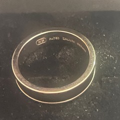 ハリーウィンストン　Au750  ザリウム7.4gリングの画像