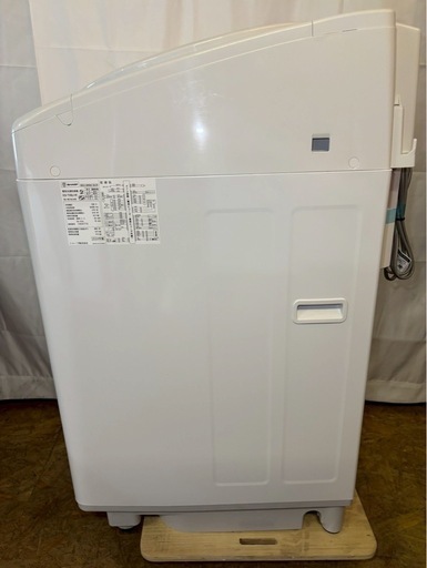 【成約済み】【展示品】SHARP洗濯機 ES-TX8J洗濯8kg 乾燥4.5kg 2024年