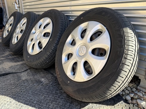 【23年製造　バリ山】145\80R13  タイヤホイールセット　4本