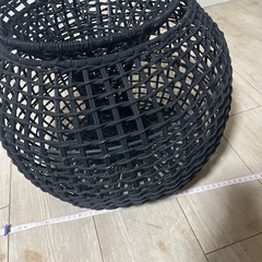 ランプシェード　籐　木製の画像